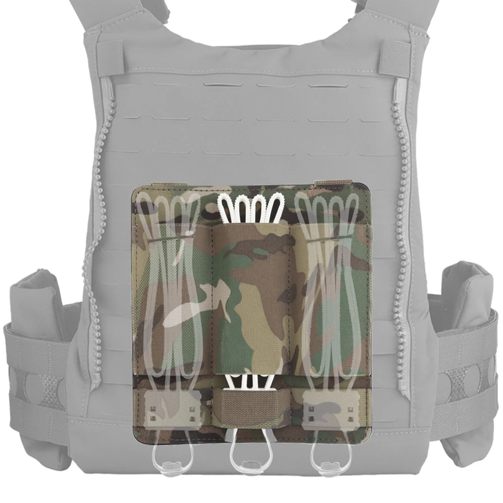 Tactical Vest Men - Tempat Pengikat Dasi Kabel Plastik Elastis