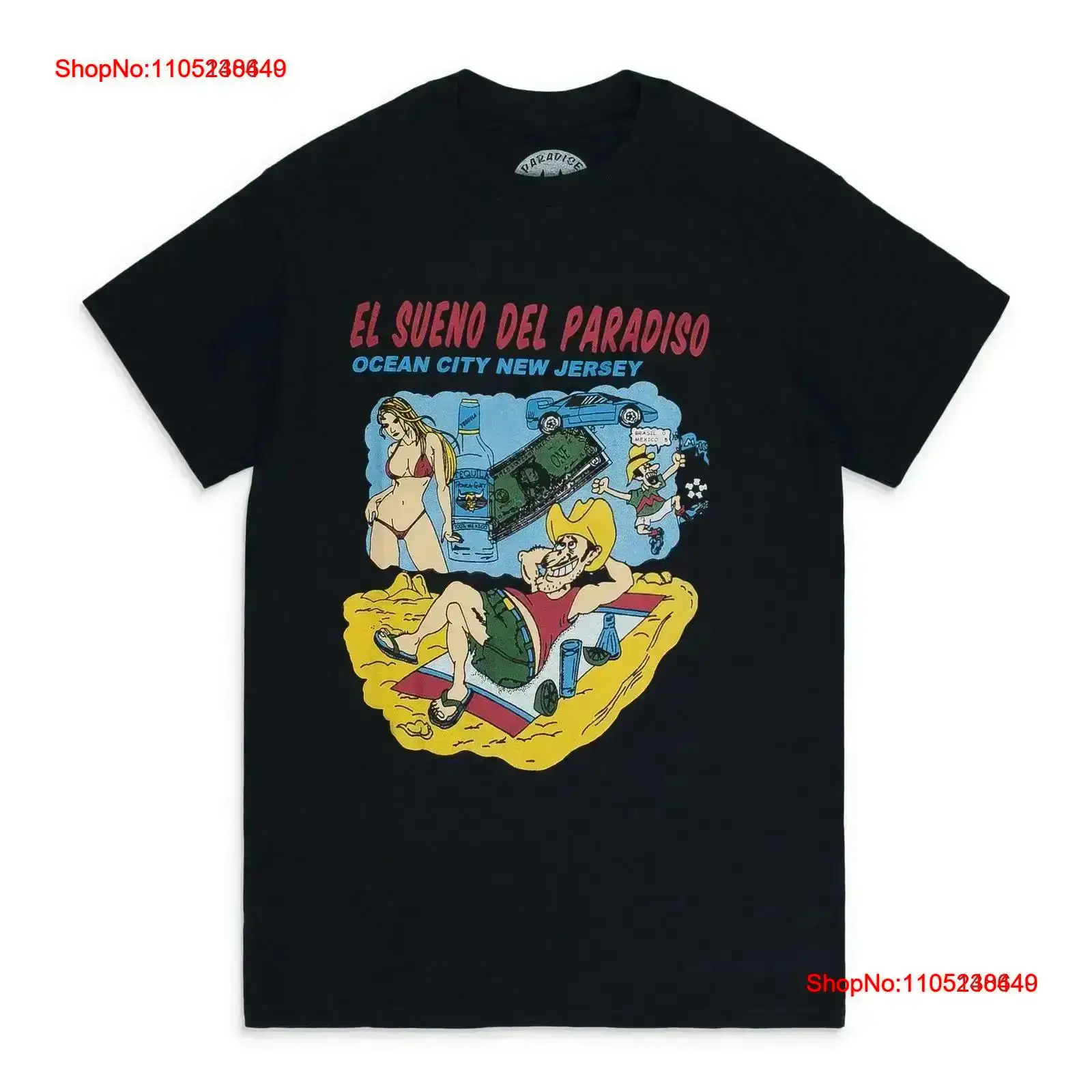 Mens Fashion In 40S - Kaos NWT PARADIS3 BLACK EL SUENO
