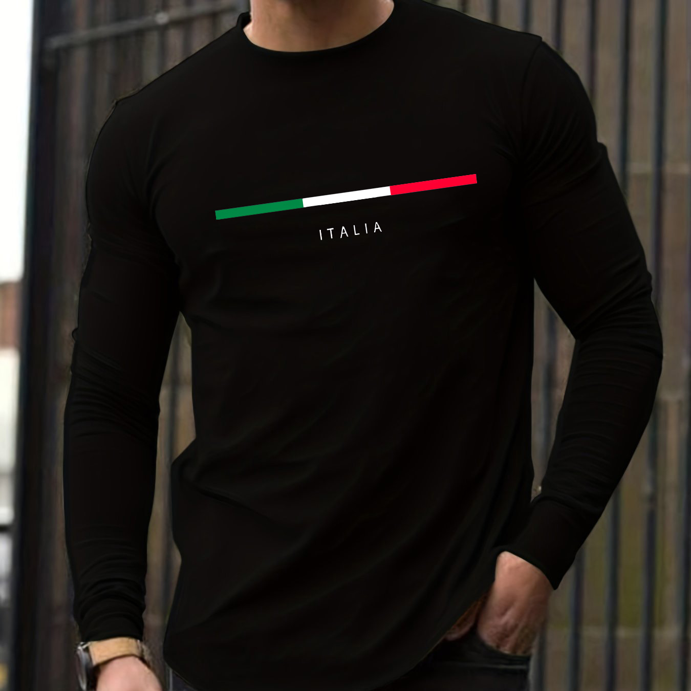 Men'S Fashion Trends 2025 - Kaos oblong pria lengan panjang 100%