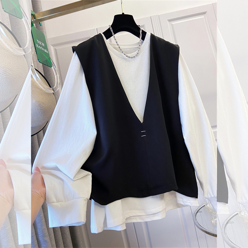 Linen Shirt Summer - SuperAen Kaus Lengan Panjang Putih Pullover