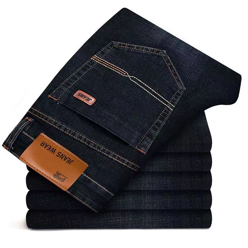 Men'S Fashion For 70 Year Old - Jeans Pria Bisnis Gaya Baru 2026