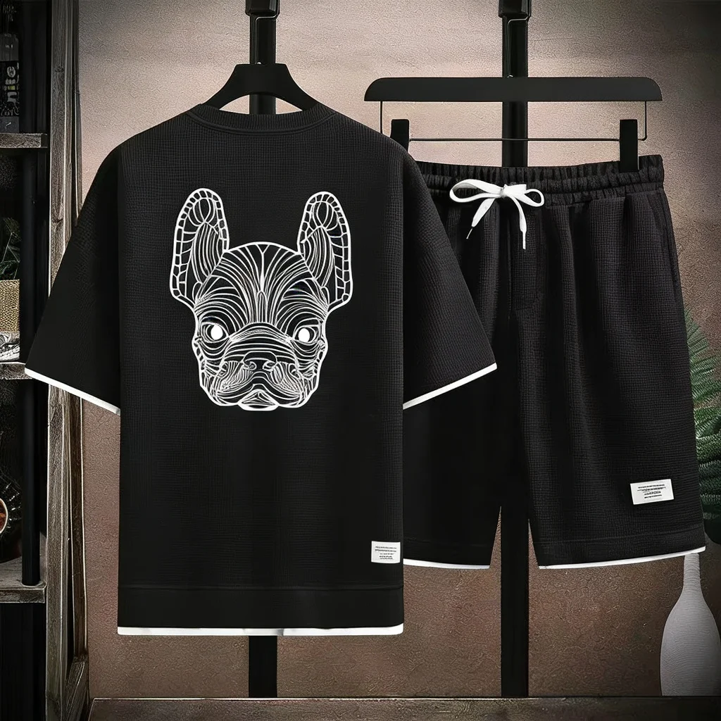 Mens Fashion Style - Setelan Kaos Lengan Pendek dan Celana