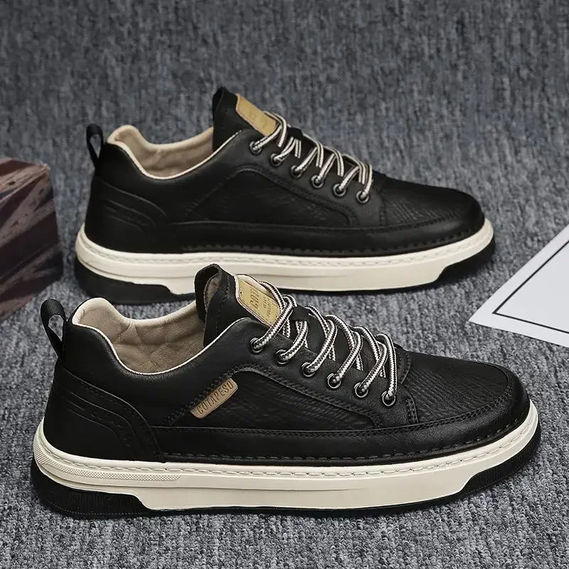 Mens Fashion Zapatos - Sepatu kulit kasual Fashion untuk pria
