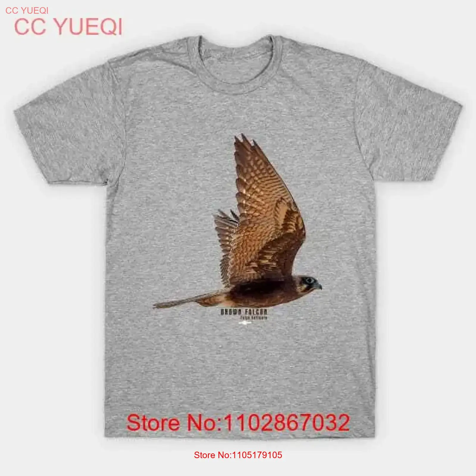 Mens Fashion Australia - Kaos Brown Falcon_01C Buatan Australia Ukuran