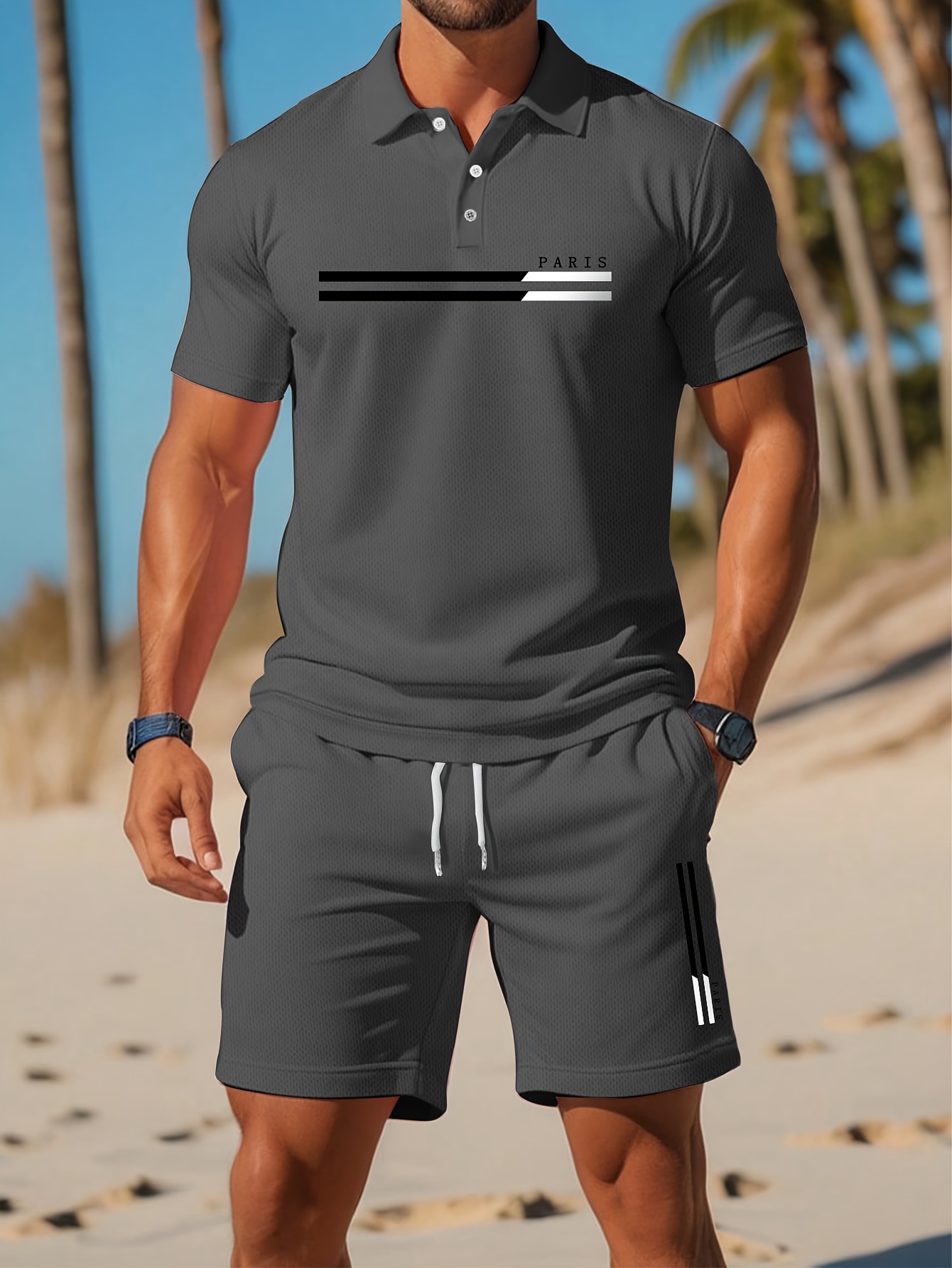 Men'S Fashion Polo - Set Polo Pria Musim Panas 2026