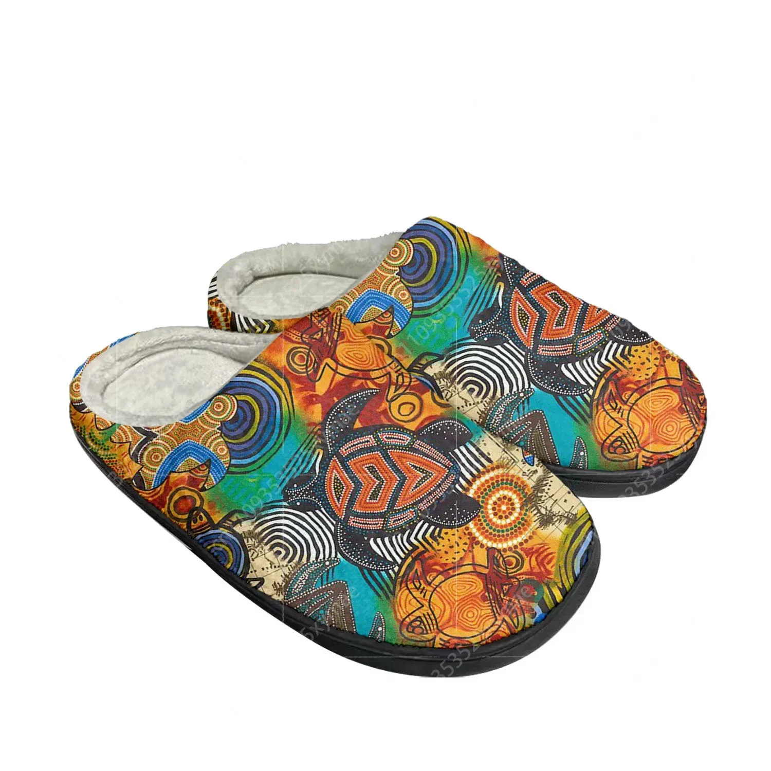 Mens Fashion Australia - Sandal Rumah Katun Desain Seni Tradisional