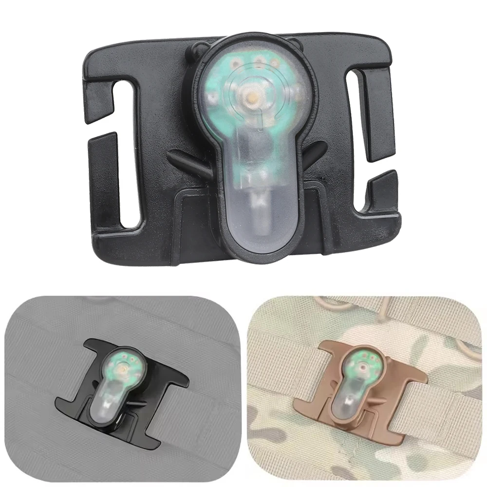 Tactical Vest Men - Lampu Sinyal Taktis MOLLE Rompi Berburu