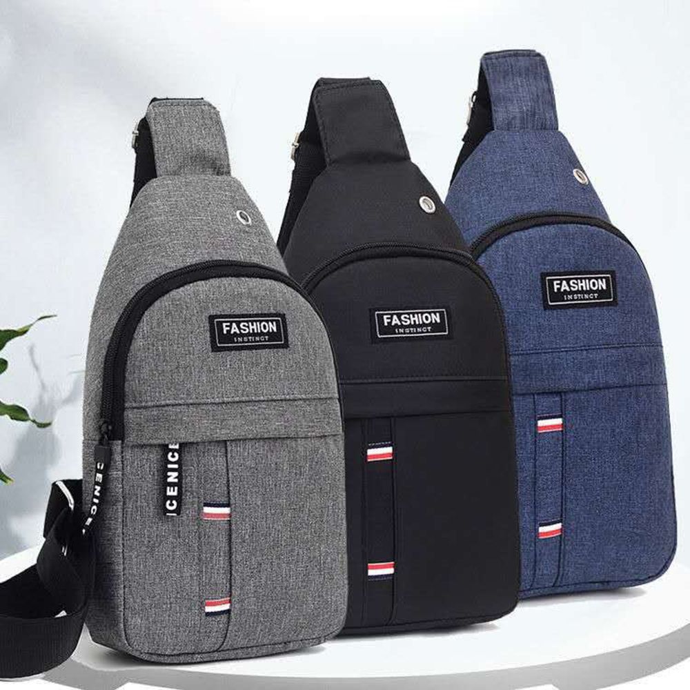 Men Fashion Korean Style - Tas dada pria, tas selempang bahu
