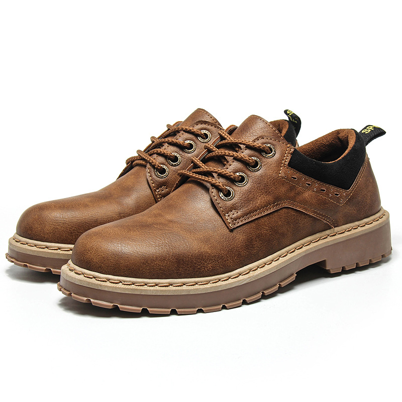 Mens Fashion Zapatos - Sepatu Pria Kulit Retro Fashion Sepatu