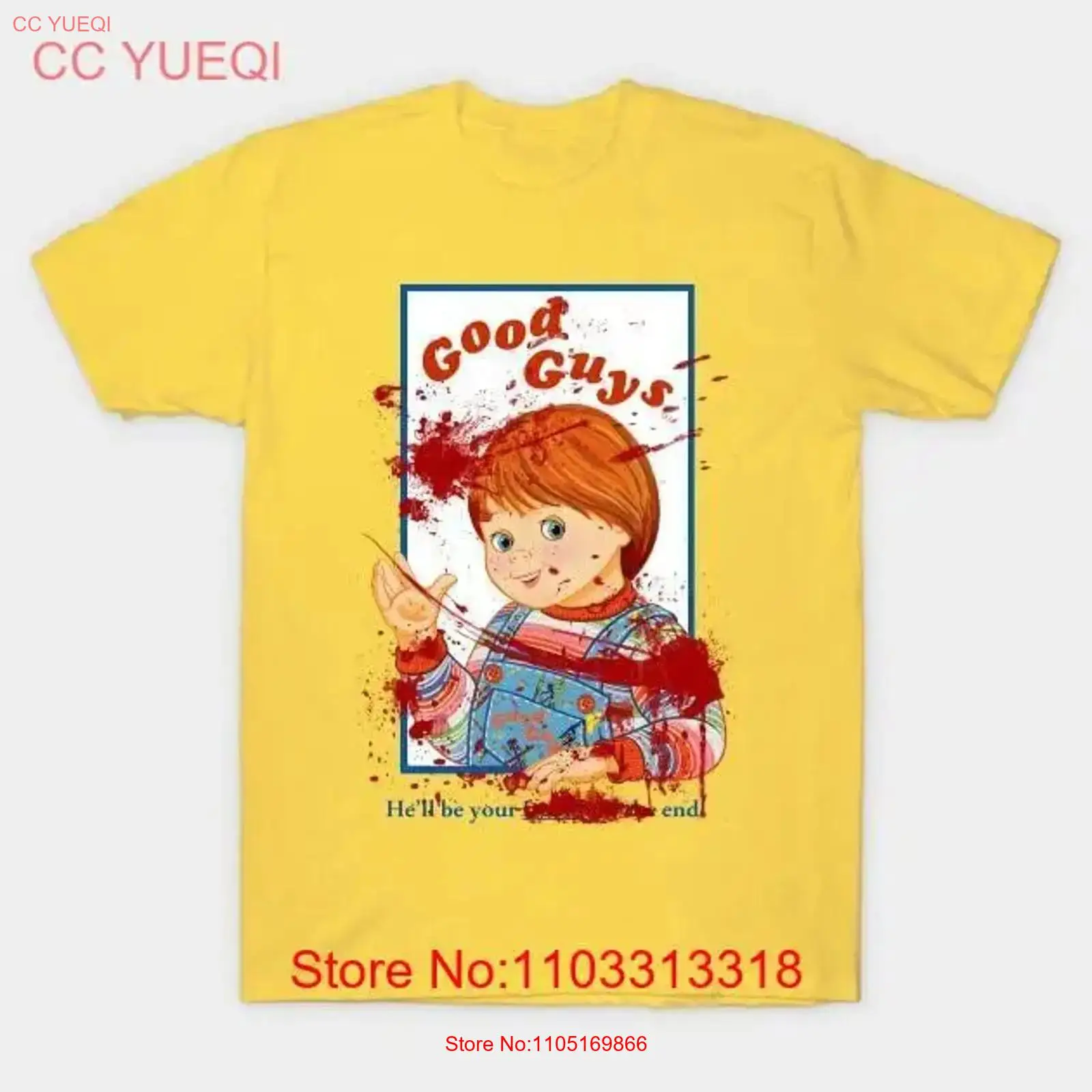 Mens Fashion Australia - Kaos Bloody Good Guys Chucky Buatan