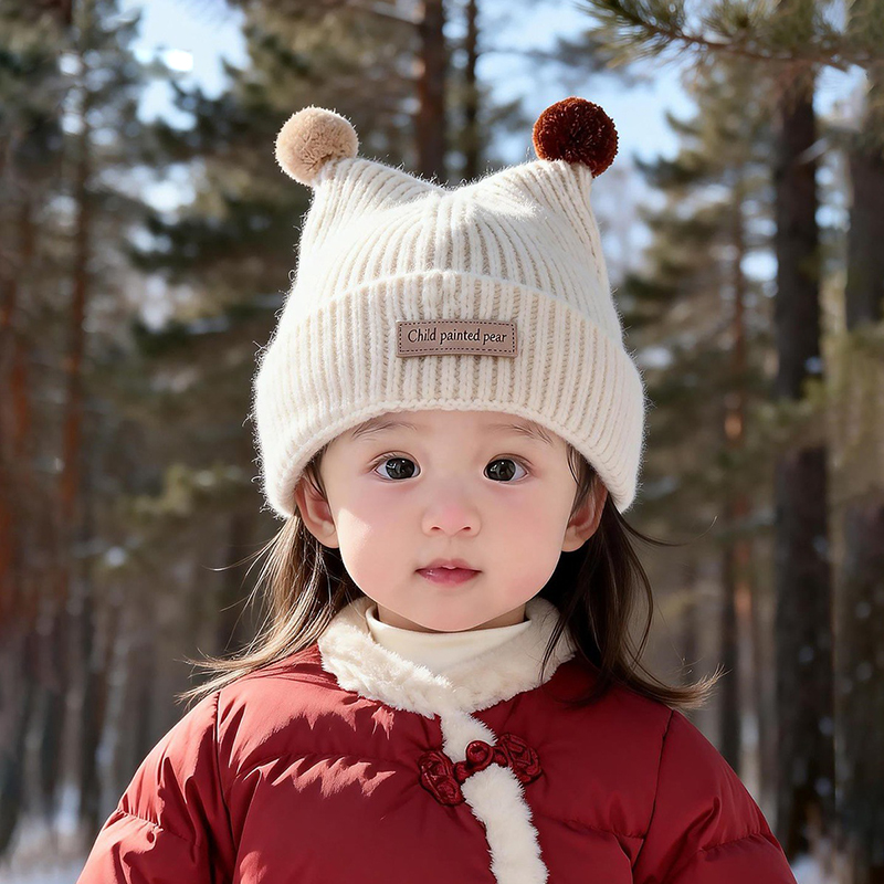 Beanie Winter Hat - Topi Rajut Bayi 1-4 Tahun Topi