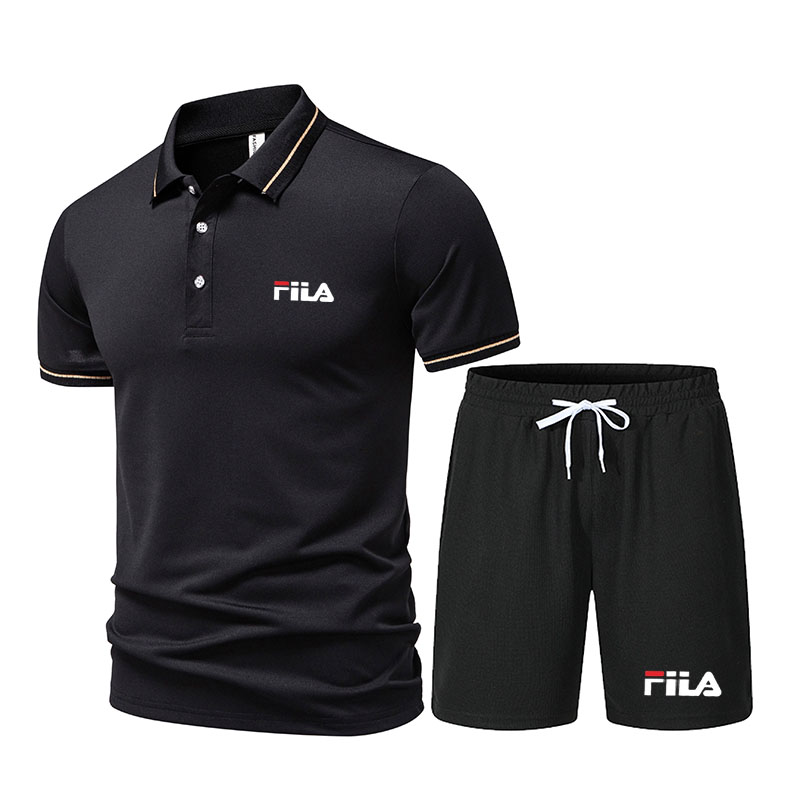 Men'S Fashion Polo - Setelan Olahraga Pria 2 Potong yang