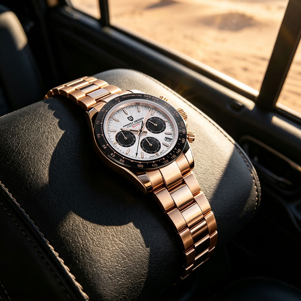 Mens Fashion Watch - Jam Tangan Pria Mewah PAGANI DESIGN