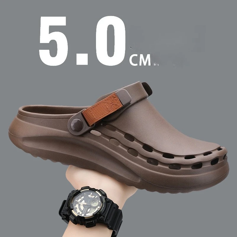 Men'S Fashion News - Sandal Pria Warna Solid EVA Cepat