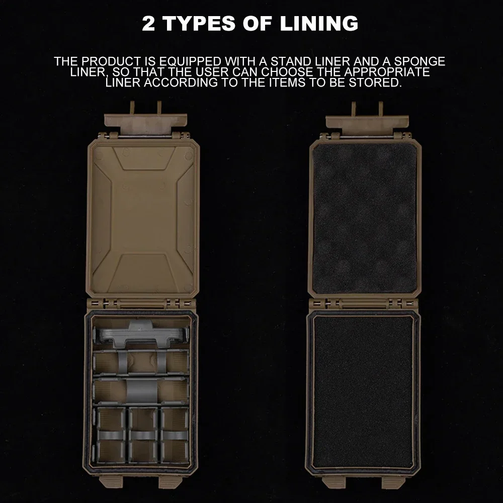 Tactical Vest Men - Kotak Penyimpanan Baterai Casing Taktis untuk