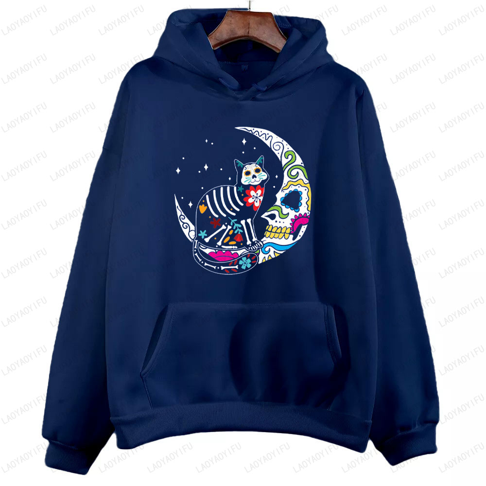 Skeleton Cat dan Skull Moon Da - Men'S Fashion For 70 Year Old ulasan dan harga