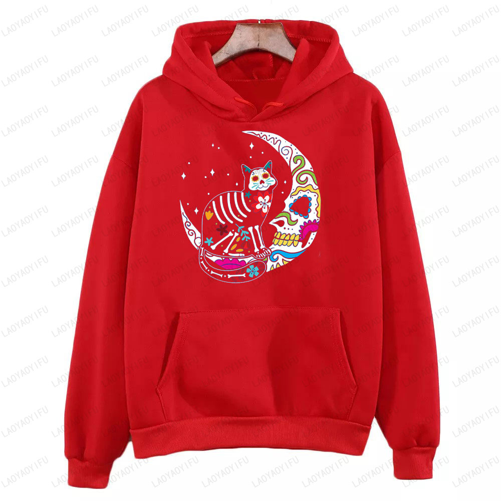 Skeleton Cat dan Skull Moon Da - Men'S Fashion For 70 Year Old ulasan dan harga