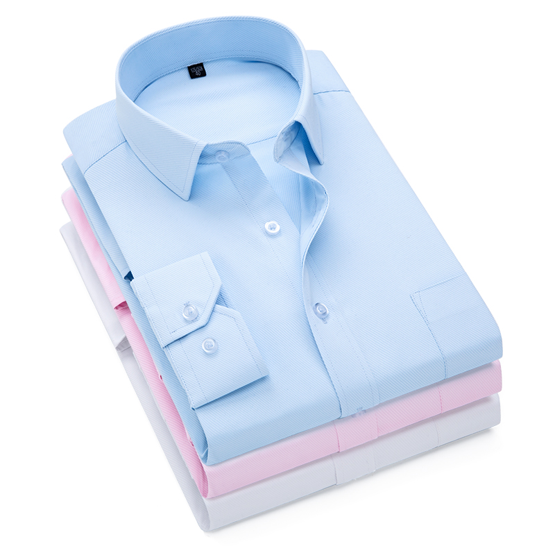 Kemeja Formal Pria Twill Biru  - Dress Shirt Non-Iron ulasan dan harga