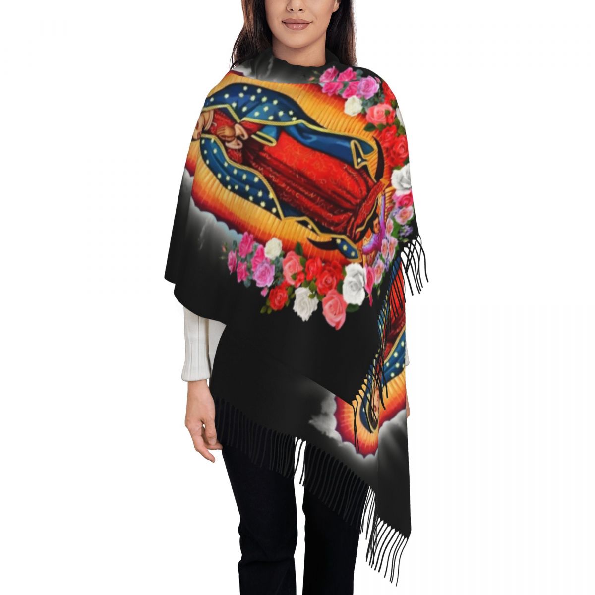 Syal perawan Mary Of Guadalupe - Mens Fashion Mexico ulasan dan harga