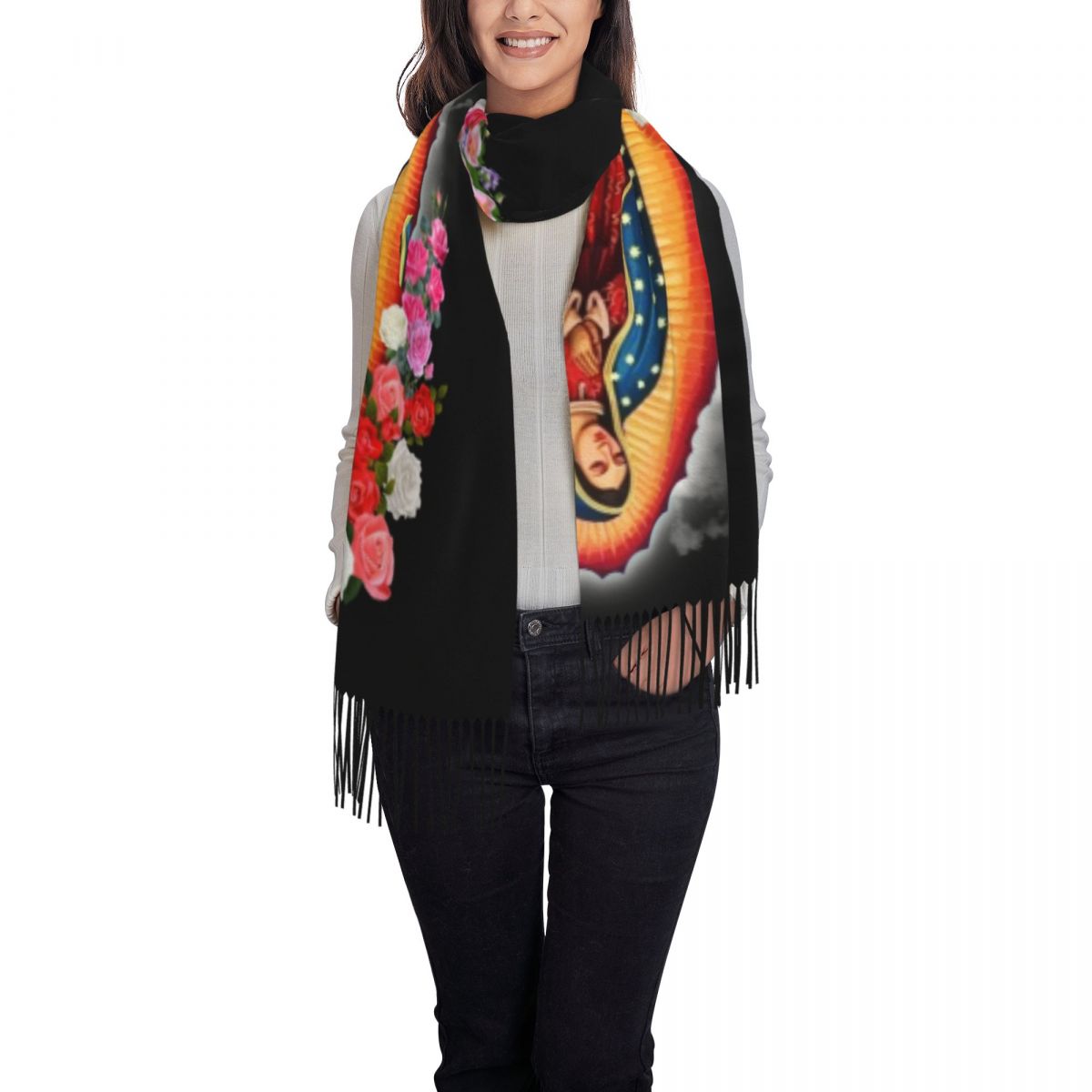 Syal perawan Mary Of Guadalupe - Mens Fashion Mexico ulasan dan harga