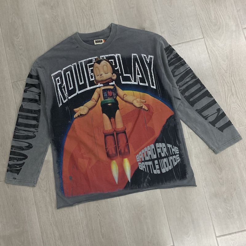 26SS Kaos Lengan Panjang Kasua - Men'S Fashion Trends 2025 ulasan dan harga