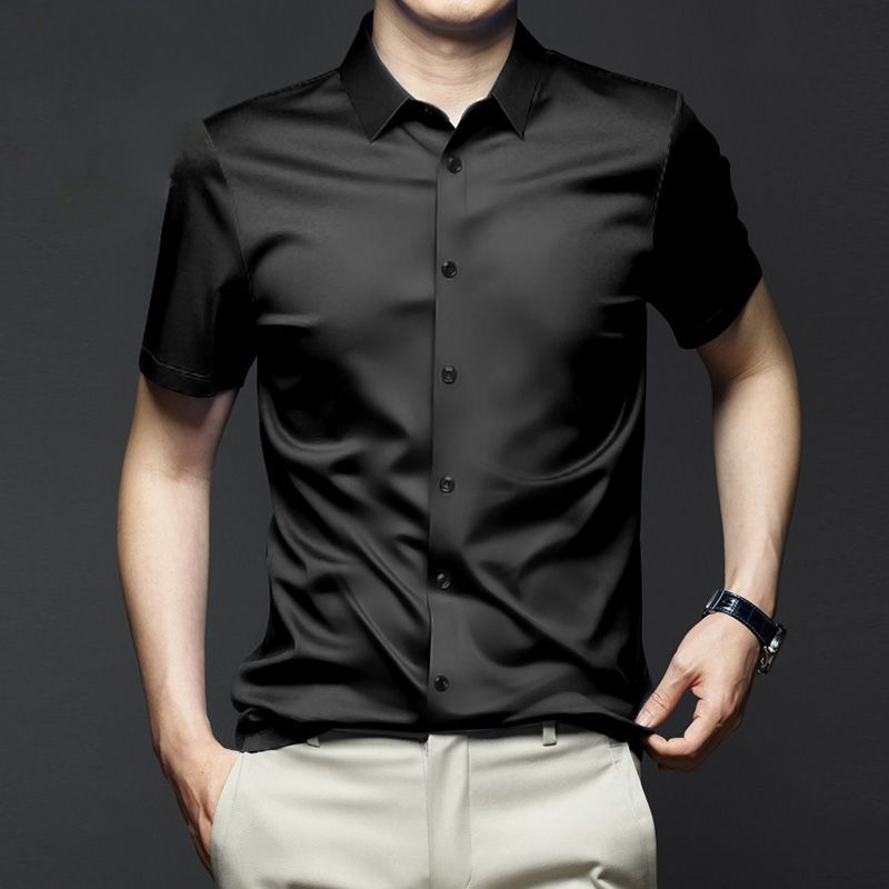 Blus bisnis laki-laki, baju ga - Dress Shirt Non-Iron ulasan dan harga