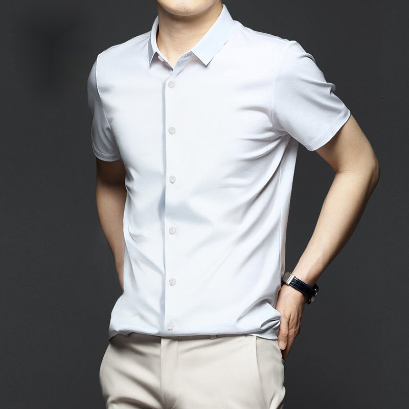 Blus bisnis laki-laki, baju ga - Dress Shirt Non-Iron ulasan dan harga