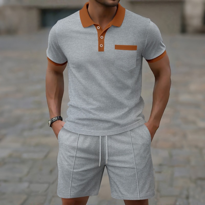 Set Fashion Kasual 2 Potong Te - Men'S Fashion Essentials ulasan dan harga