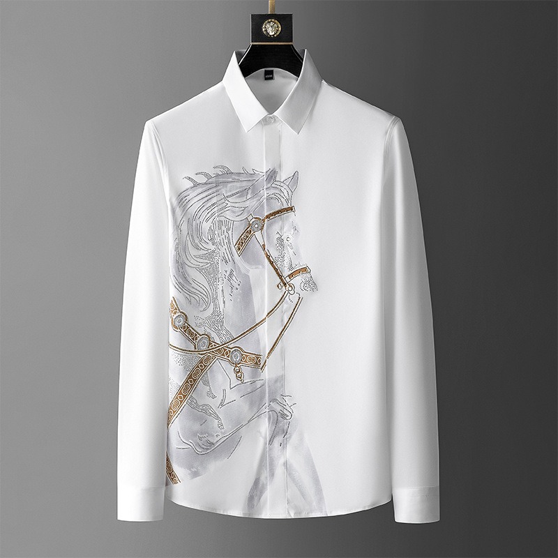Gaun Kemeja Putih untuk Pria A - Dress Shirt Non-Iron ulasan dan harga