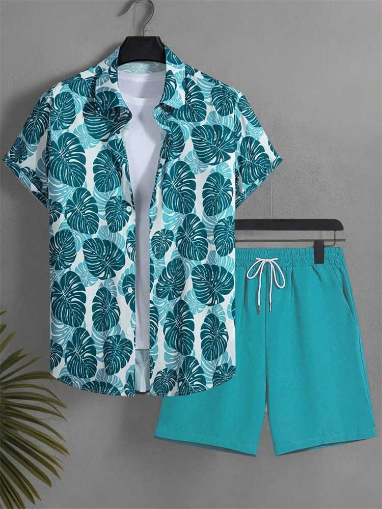 Set Kemeja Lengan Pendek Pria  - Mens Fashion Style ulasan dan harga