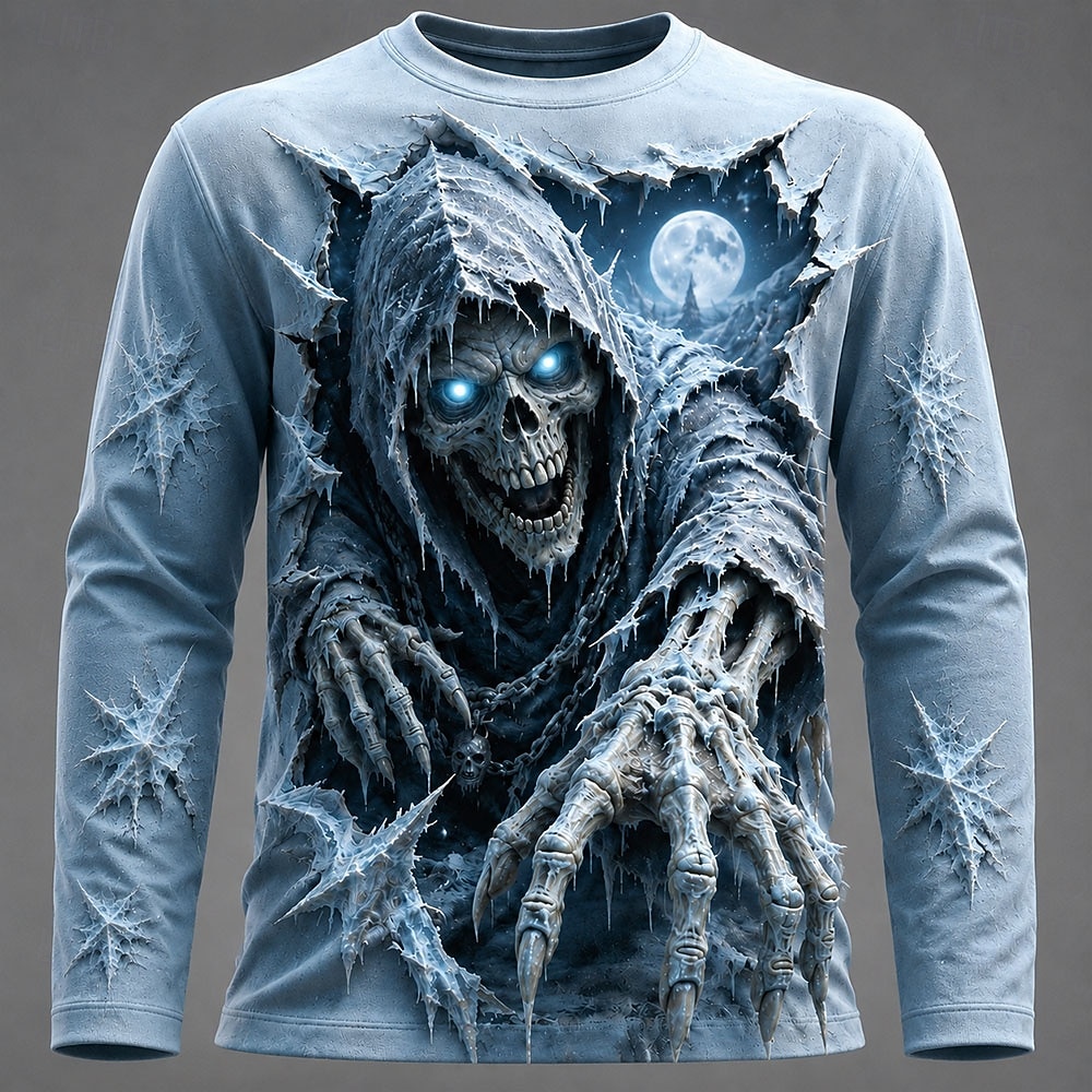 Kaos Pria Halloween dengan Gra - Men'S Fashion Trends 2025 ulasan dan harga