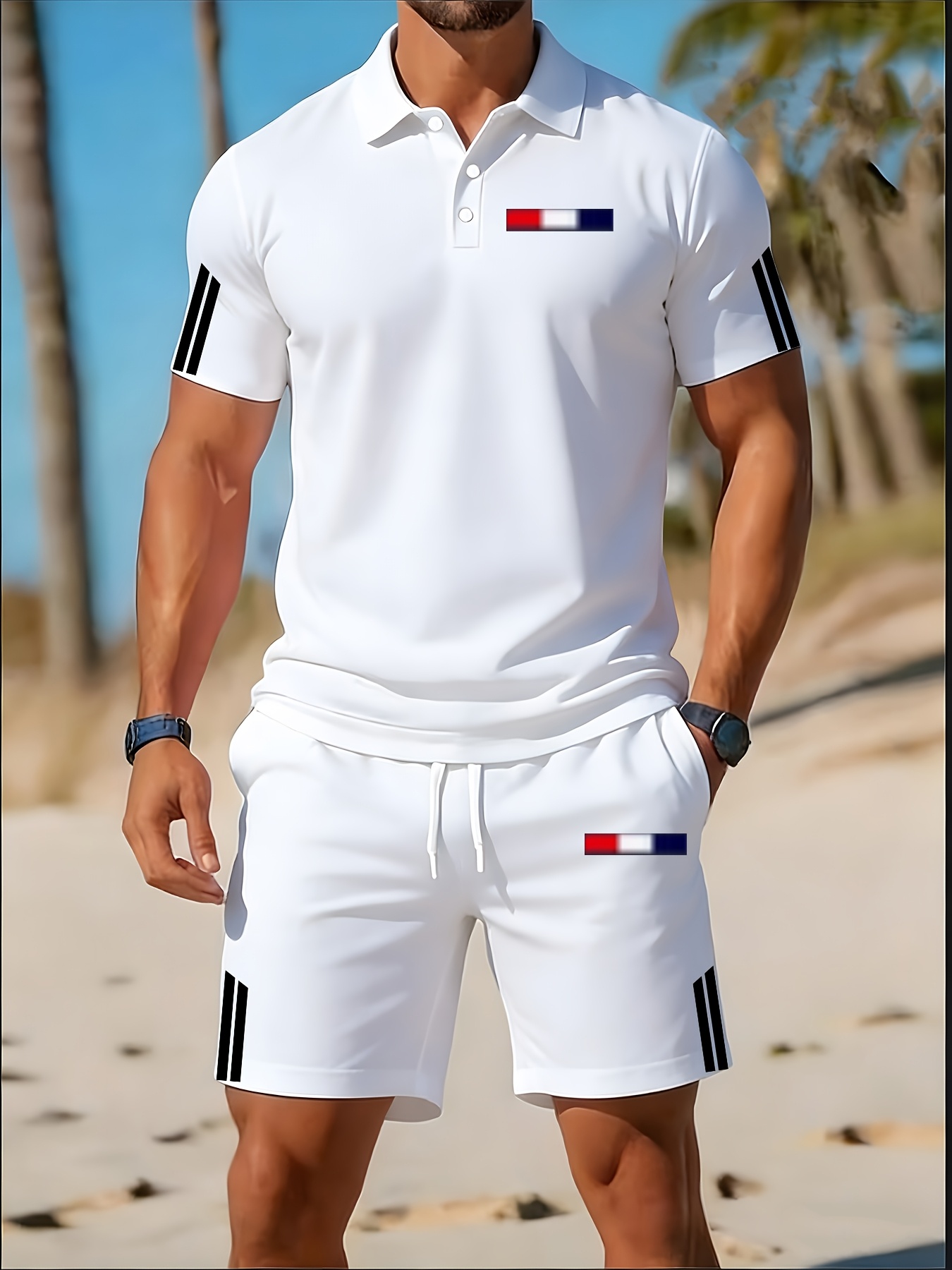 Set Kaos Polo Pria Musim Panas - Men'S Fashion Polo ulasan dan harga