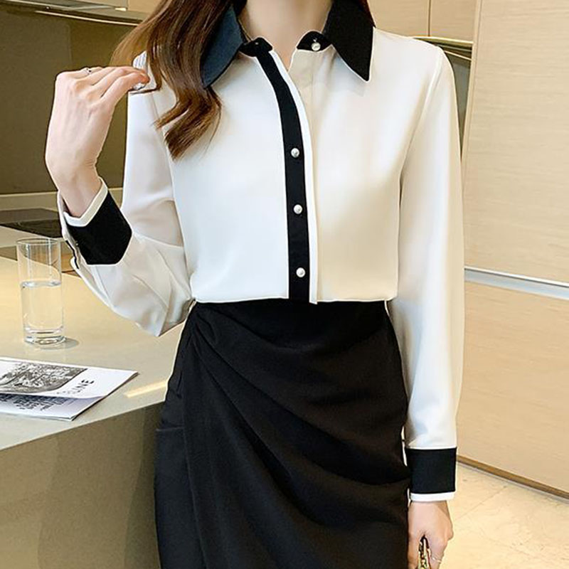 Kemeja Chiffon Putih untuk Wan - Men Fashion Korean Style ulasan dan harga