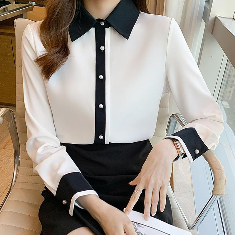 Kemeja Chiffon Putih untuk Wan - Men Fashion Korean Style ulasan dan harga
