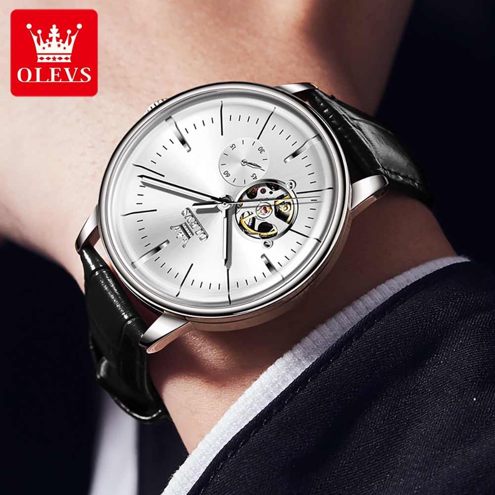 OLEVS 6708 Jam Tangan Pria Fas - Mens Fashion Watch ulasan dan harga