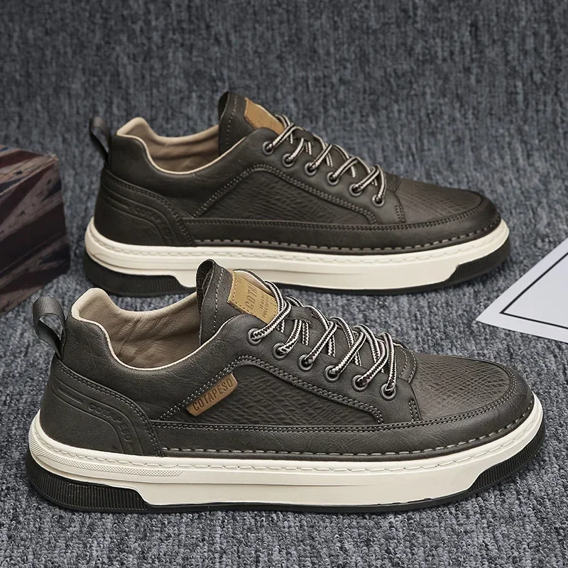 Sepatu kulit kasual Fashion un - Mens Fashion Zapatos ulasan dan harga