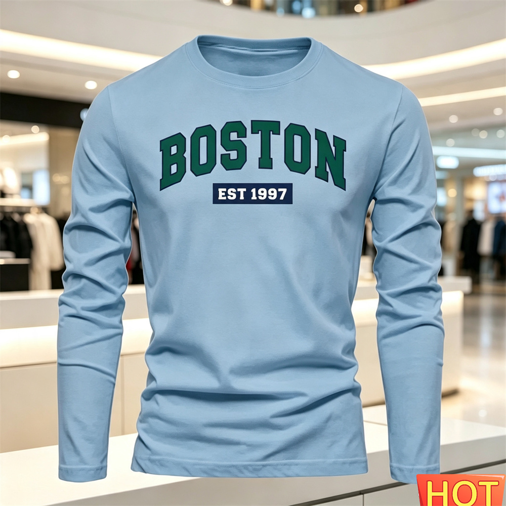 Kaos Lengan Panjang Pria Musim - Men'S Fashion Trends 2025 ulasan dan harga