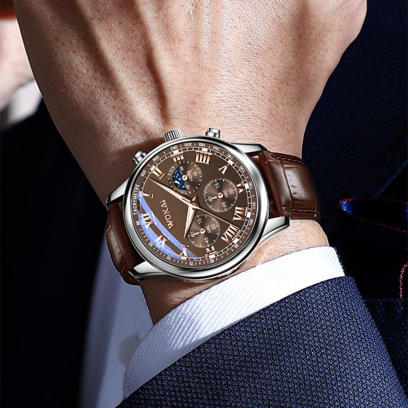 Jam tangan kulit coklat pria,  - Mens Fashion Blog ulasan dan harga