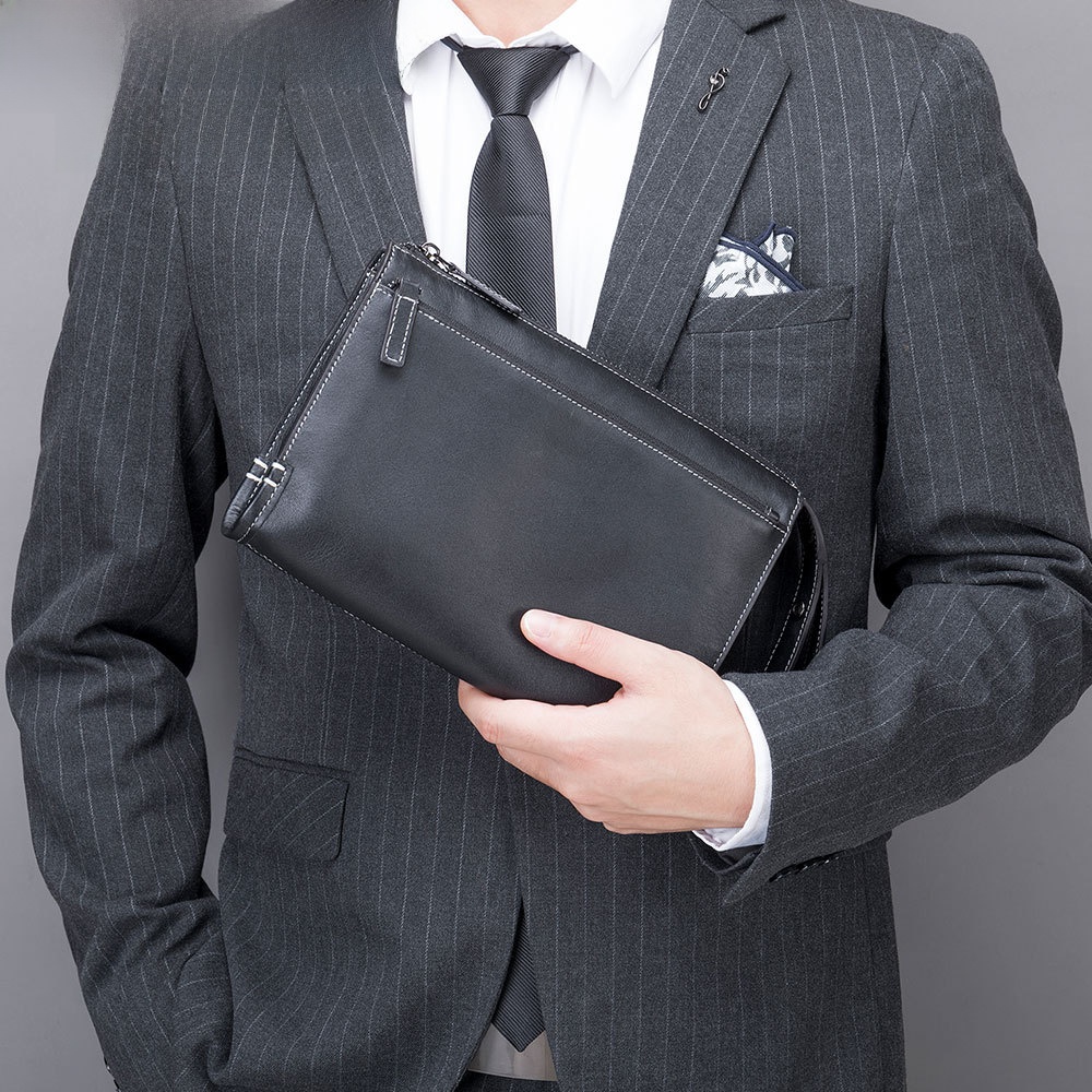Tas Kulit Asli Modis untuk Pri - Men Fashion Korean Style ulasan dan harga