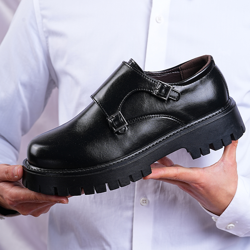 Sepatu Loafer Kulit Pria Gaya  - Men Fashion Korean Style ulasan dan harga