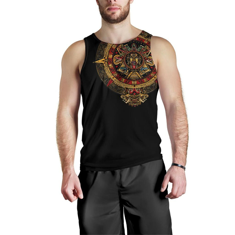Tank Top Grafis Bendera Meksik - Mens Fashion Mexico ulasan dan harga