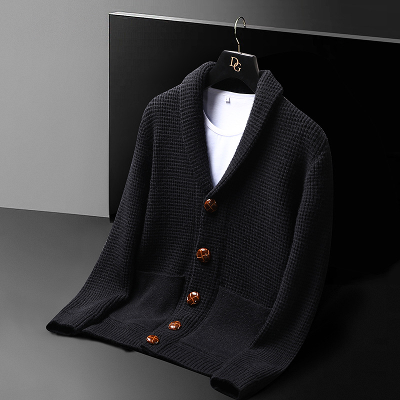 Jaket Rajut Mewah Berkualitas  - Men Fashion Korean Style ulasan dan harga
