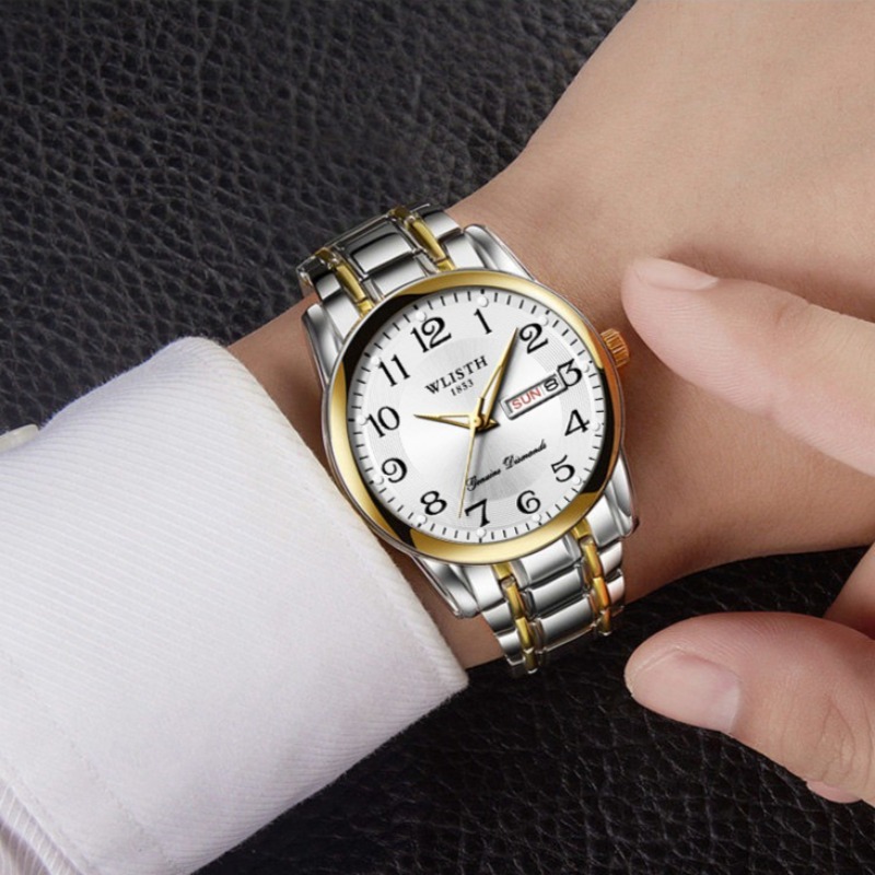 Jam Tangan Pria Mewah Quartz D - Mens Fashion Blog ulasan dan harga