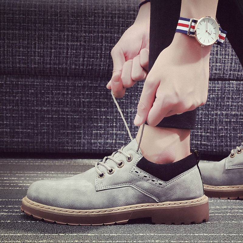 Sepatu Pria Kulit Retro Fashio - Mens Fashion Zapatos ulasan dan harga
