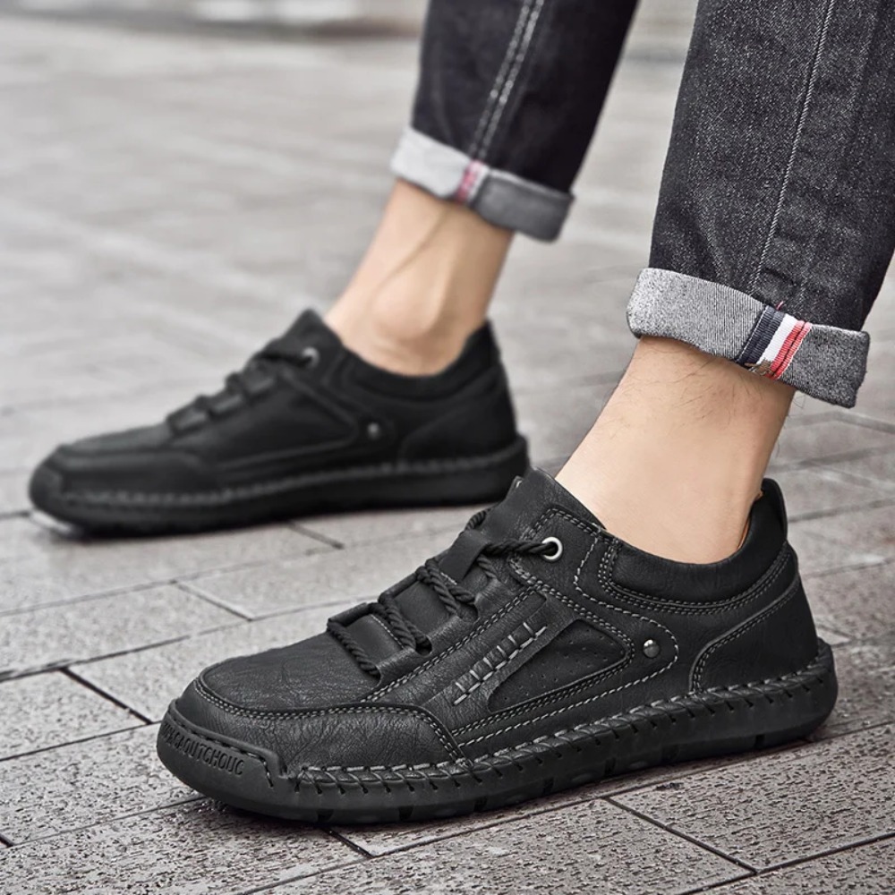 Sepatu Kulit Kasual Pria Laris - Men'S Fashion Website ulasan dan harga