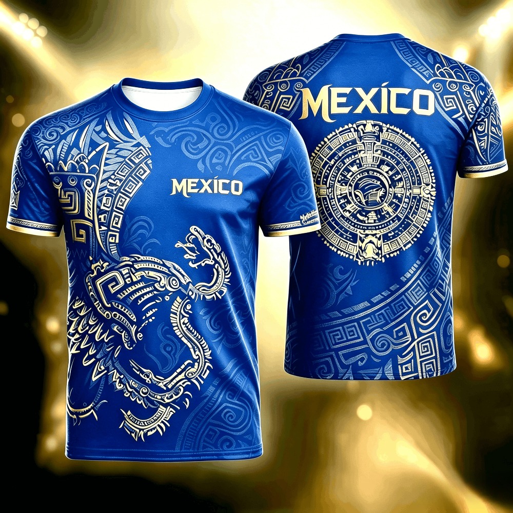 Kaos Cetak Musim Panas Meksiko - Mens Fashion Mexico ulasan dan harga