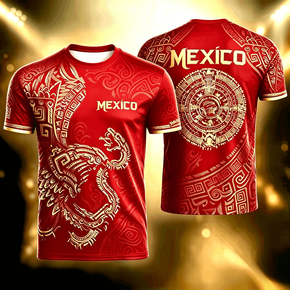 Kaos Cetak Musim Panas Meksiko - Mens Fashion Mexico ulasan dan harga