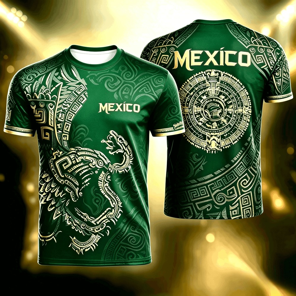 Kaos Cetak Musim Panas Meksiko - Mens Fashion Mexico ulasan dan harga