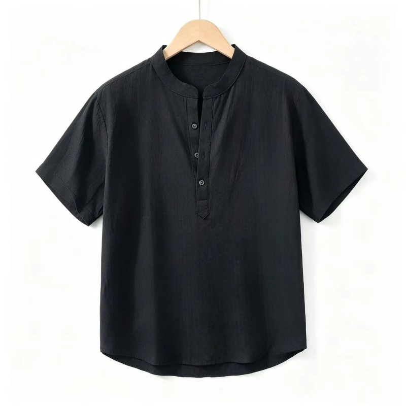 Kemeja Pria Katun Linen Lengan - Linen Shirt Summer ulasan dan harga