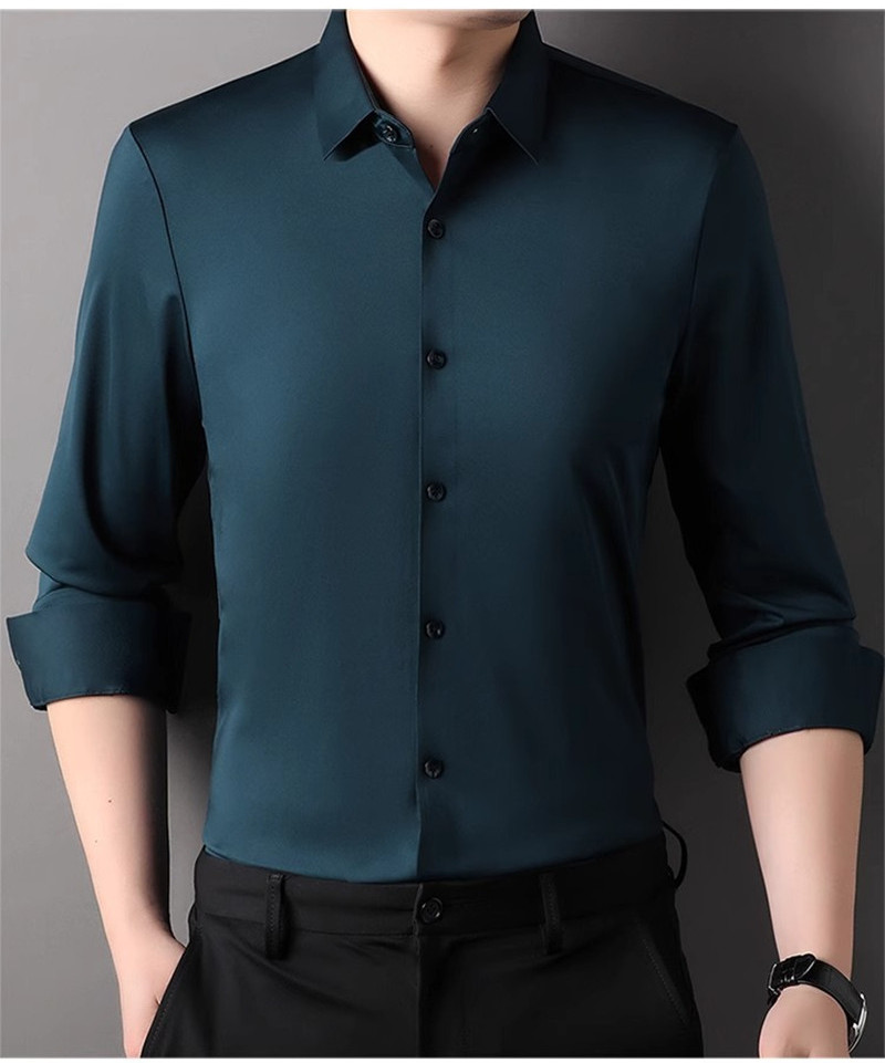 Kemeja Pria Elastis Tinggi Kas - Dress Shirt Non-Iron ulasan dan harga